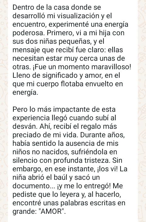 Testimonio de María sobre la terapia regresiva con Miguel Ángel Carroza Barroso, primera parte