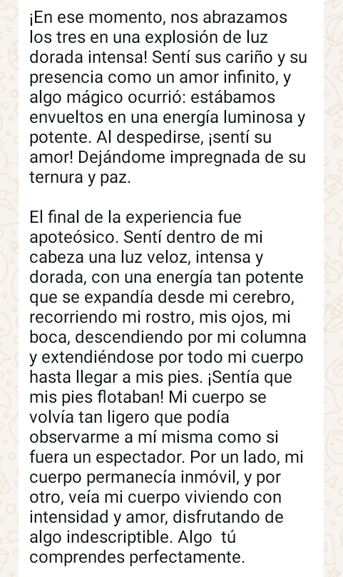 Testimonio de María sobre la terapia regresiva con Miguel Ángel Carroza Barroso, segunda parte